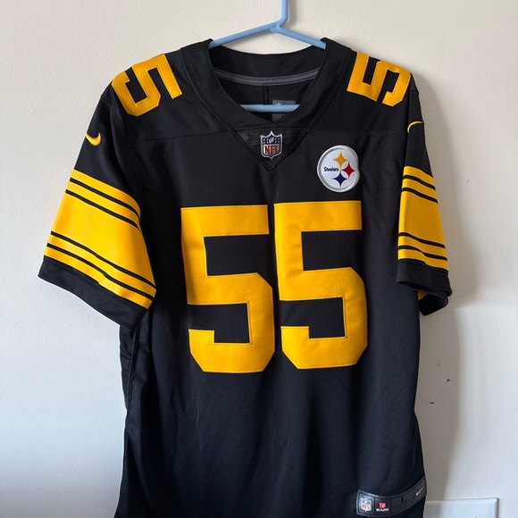 NFL Other - Men’s Nike Devin Bush #55 Pittsburgh Steelers Vapor Lmtd Color Rush Jersey Sz L